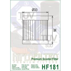 Фильтр масляный HIFLO HF181